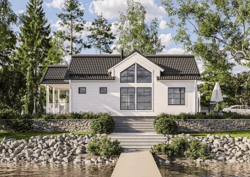 Pieni talopaketti Hohde 60 edestä