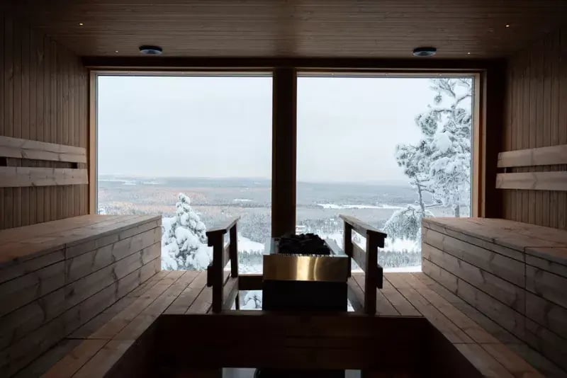 Kaamos Lodge sauna