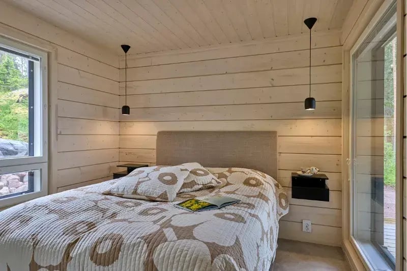 hirsihuvila-aava-kemiönsaari-makuuhuone