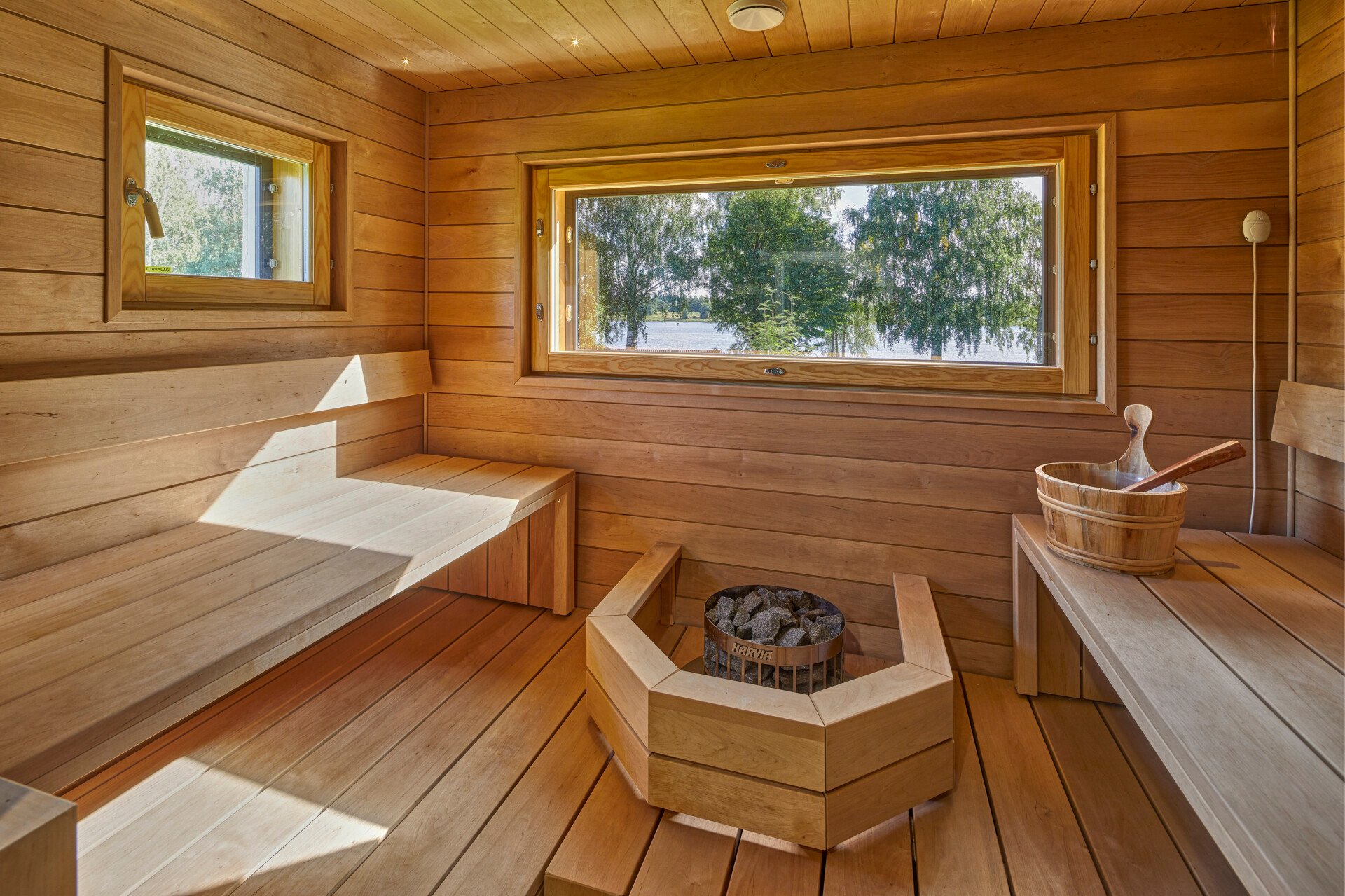Klassikko modernilla twistillä sisäkuva, sauna