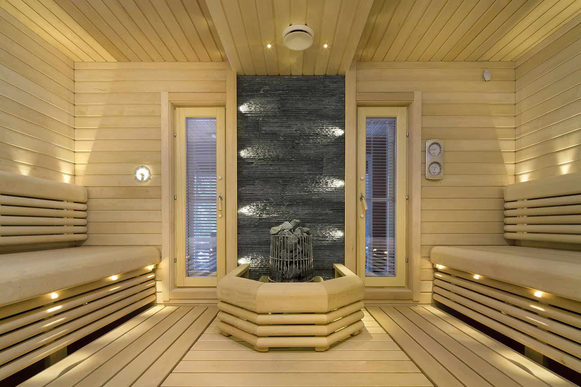 Lämpöhirssilinnan Rakkavaarassa, sauna