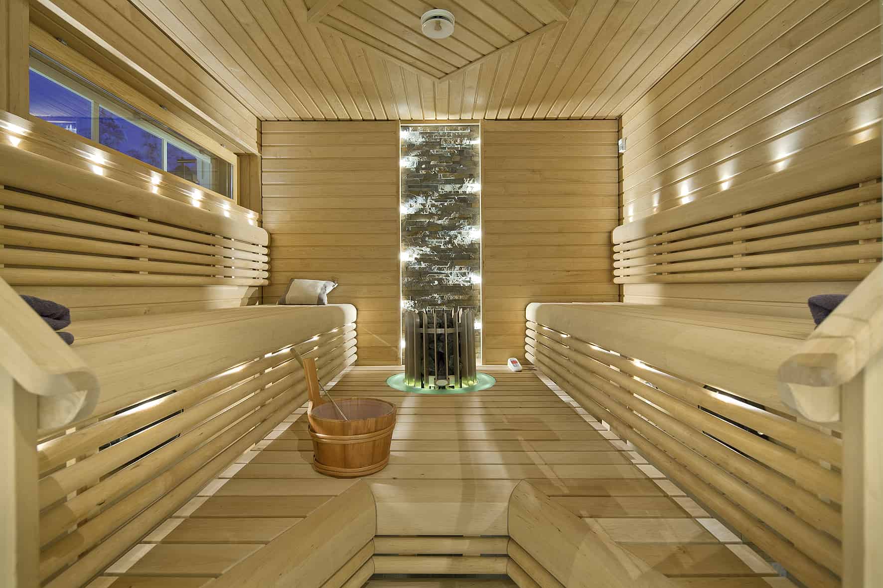Lomatalo Utsuvaaralla, sauna