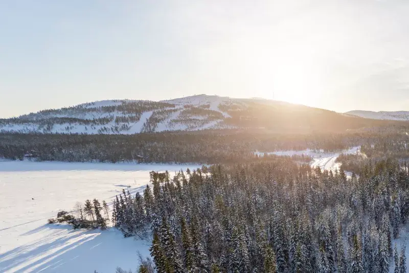 Pyhätunturi-ilmakuva