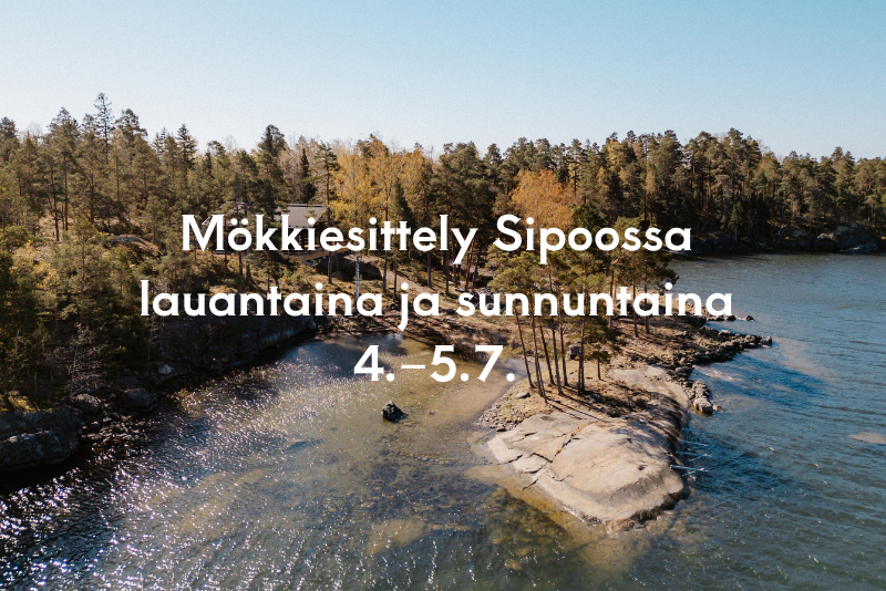 Mökkinäyttely Sipoossa